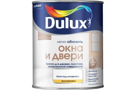 Краска Dulux Окна и двери BC 0.75 л