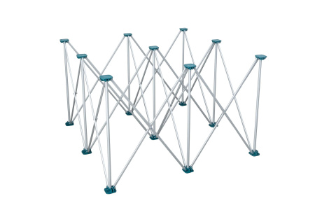 Подстолье складное ANT 120х120см со столешницами Lossew Q4 (комплект)