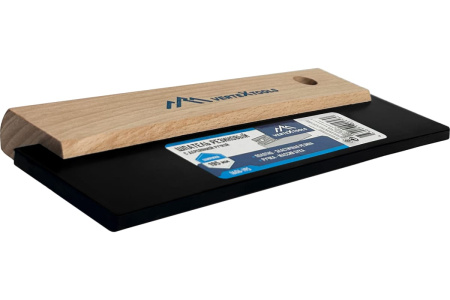 Резиновый шпатель VertexTools 195 мм, с деревянной ручкой арт.1606-195