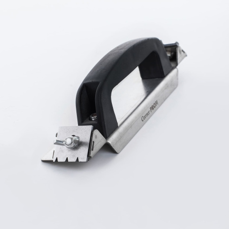 Рубанок для подрезки штукатурки, наружный угол, ручка, Corner PROFI арт. GRND-003