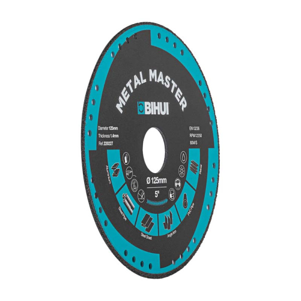 Диск отрезной алмазный BIHUI Metal Master  125мм/22,23мм/1,4мм, DSBC125