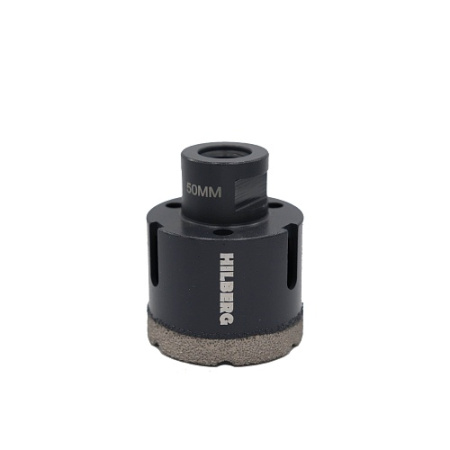 Коронка алмазная по керамограниту 50мм, Hilberg Super Hard, М14, hh650