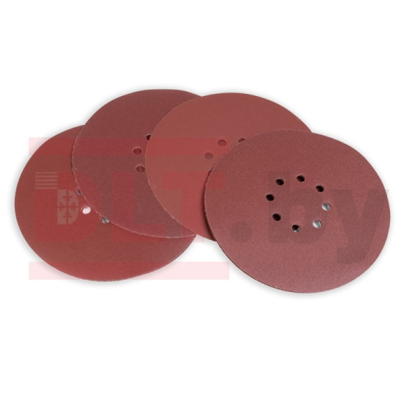 Шлифовальный круг P80 DLT, 225мм, 8 отверстий, 10шт., 0110