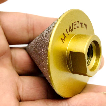 Фреза алмазная конусная 2-35мм, М14