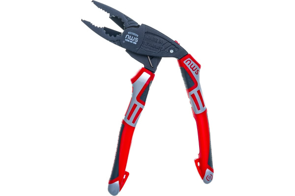 Плоскогубцы изогнутые 200мм покрытие TitanFinish рукоятки SoftGripp 3K NWS ErgoCombi 1096-69-200