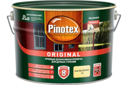 Кроющая декоративно-защитная пропитка Pinotex Original BC 8.4 л