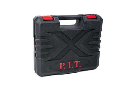 Дрель-шуруповерт ударная P.I.T. PID03002-16M2/BL бесщеточн., Li-ion 16V, 1500mAh