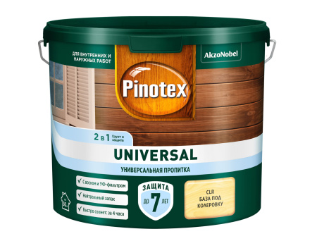 Универсальная пропитка Pinotex Universal бесцветный 2.5 л