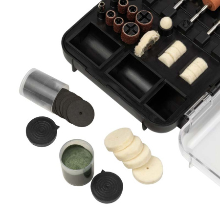 Набор насадок для гравировальных машин 72шт, Tactix, арт.447040