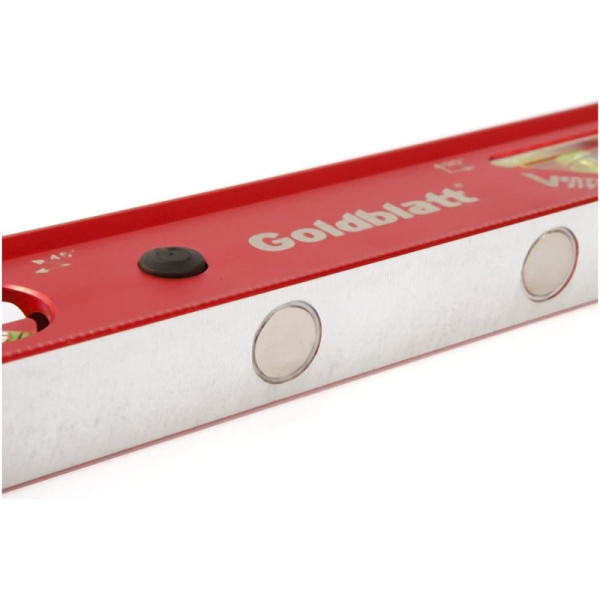 Уровень пузырьковый 229 мм, 3 глазка, VERTI SITE с подсветкой Goldblatt, G09006