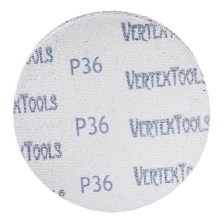 Шлифовальный круг P36 VertexTools 125мм сплошной арт.12800/1-125-36