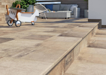 Плитка под кирпич Scandiano Ochra, Ceramika Paradyz, 1НФ, 7,4мм