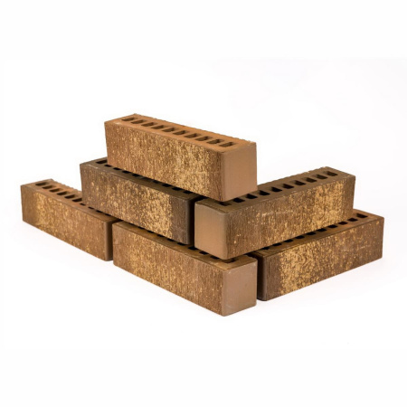 Облицовочный кирпич Тайга Вулканы Дар земли 0,7НФ 250х65х85 мм