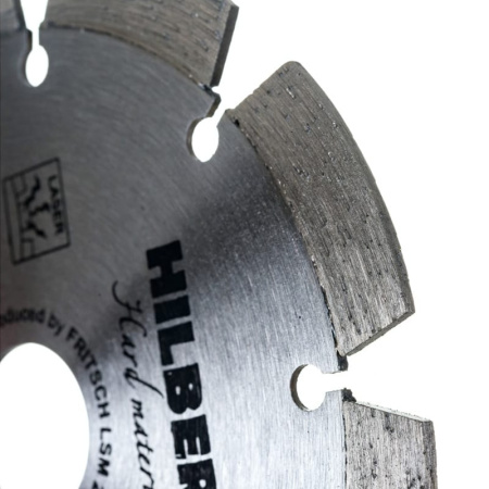 Диск отрезной алмазный Hilberg Hard Materials Laser  125мм/22,23мм/2,1мм, HM102