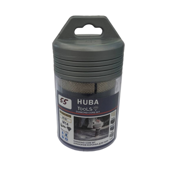 Коронка алмазная 55 мм для УШМ HUBA Tools PRO арт. HTPro55