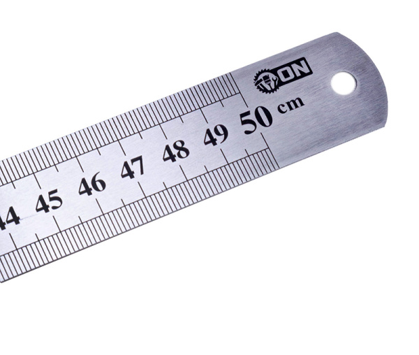 Линейка измерительная металлическая 500 мм 3-ON арт. 05-03-050