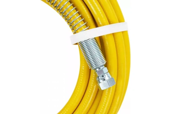 Шланг высокого давления, 250 бар, 1/4"NPSM, 1 м, цвет: желтый/ арт. SCH-250-1/4-1-Y 