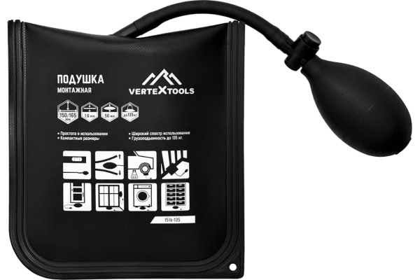 Подушка монтажная 150х165 мм 135 кг, VertexTools 1516-135