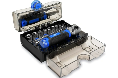 Набор бит 78 предметов, держатель, трещотка, переходник, адаптер, головки VertexTools 0033-78