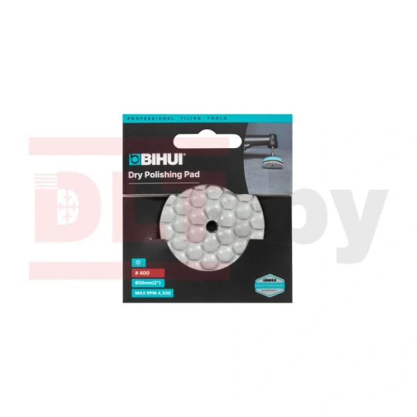 Алмазный гибкий шлифовальный круг для гравера BIHUI #400, 50 мм, для сухой шлифовки, арт. AGMPD4