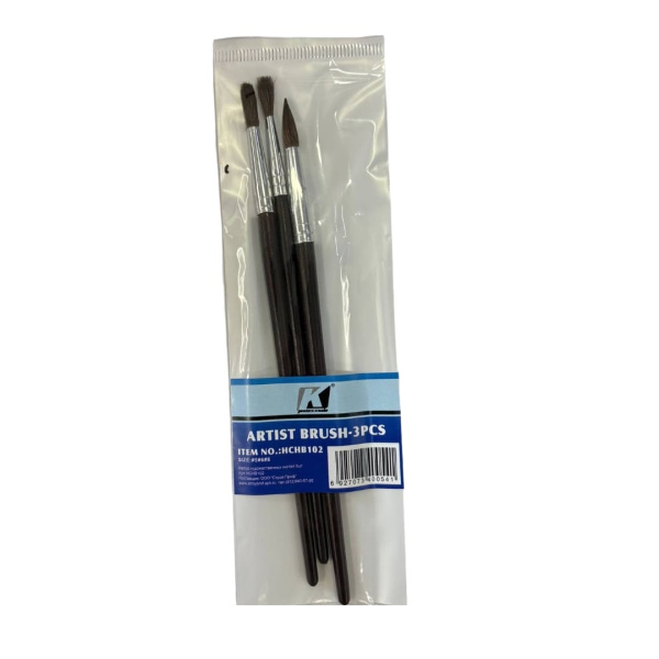 Набор кистей 5/6/8 мм Artist Brush-3pcs арт. HCHB102