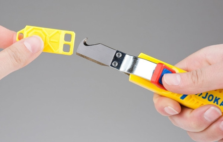 Нож для снятия изоляции для круглых кабелей JOKARI Secura No.27H 10280