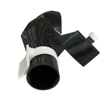 Пылеотвод на УШМ для запила под 45⁰ Black