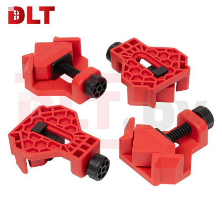 Струбцина угловая (набор 4шт.) 5-22мм DLT 73040