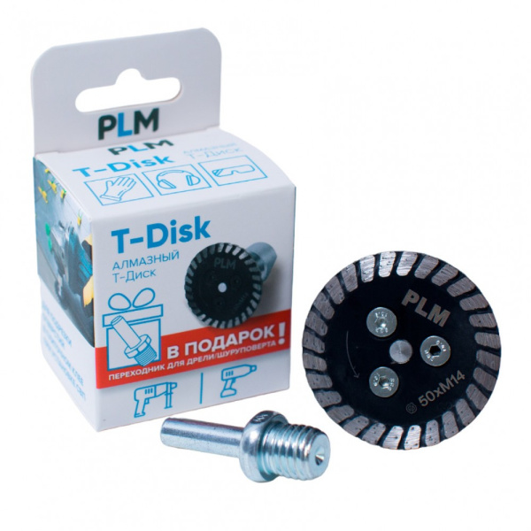 Диск с фланцем-переходником PLM T-DISC 50мм/M14, 1727 Диск с фланцем-переходником PLM T-DISC 50мм/M14, 1727
