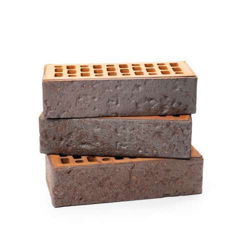 Облицовочный кирпич Тайга антрацит магма 0,7НФ 250х65х120 мм