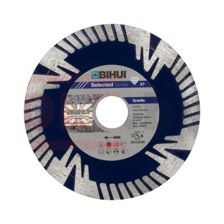 Диск отрезной алмазный BIHUI B-Fast 125мм/22,23мм/2,4мм, DCDF125