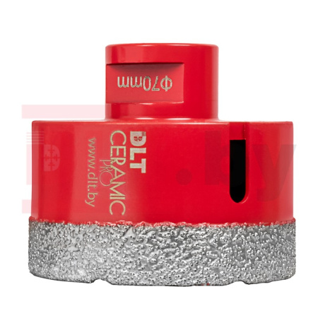 Коронка алмазная по керамограниту 70мм, DLT CERAMIC PRO, М14, 0501