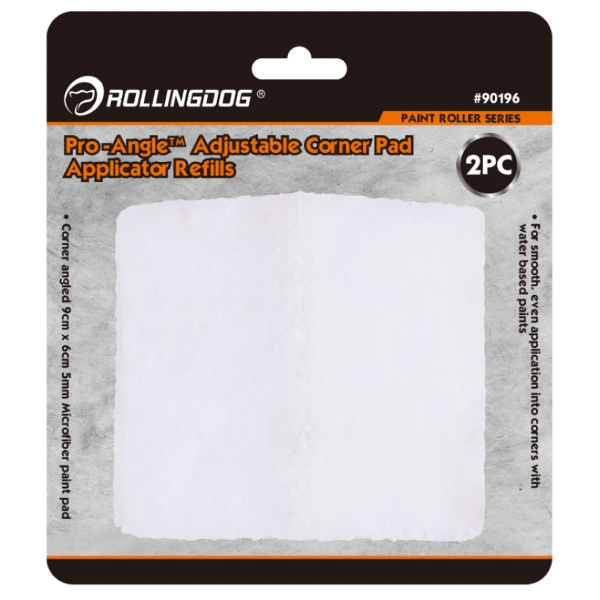 Набор сменных подушек к аппликатору Rollingdog PRO-ANGLE 6*9 см, микрофибра (2шт.) арт.90196