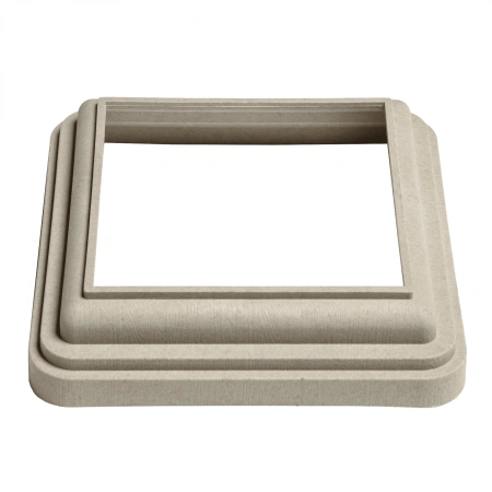 Нижний кант CM Railing 160х160мм Белое дерево Нижний кант CM Railing 160х160мм Белое дерево