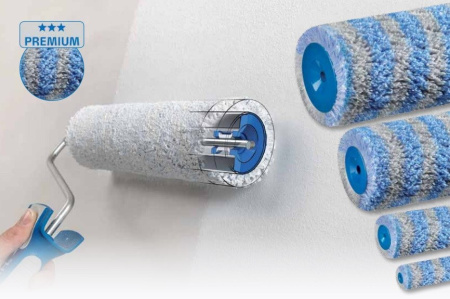 Валик STORCH FineSTAR 15 250мм, Ø47мм, ворс 15мм, для бюгеля 8мм, полиэфирный, арт.14 09 25