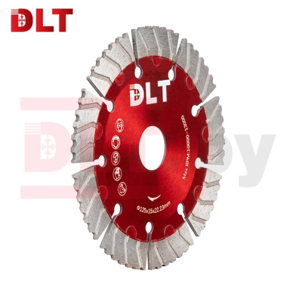 Диск для штробления алмазный DLT SUPER TURBO №20 125мм/22,23мм/2,5мм, 1420