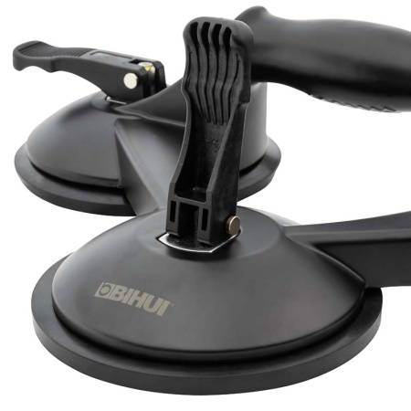 Присоска тройная для шероховатой или слегка структурной поверхности BIHUI SCTB4, 110кг