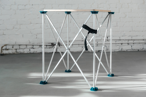 Подстолье складное ANT 60х60см со столешницей Lossew Q4 (комплект)