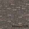 Облицовочный кирпич Кёнигштайн Мангейм Шварц 0,7НФ 250х65х85 мм