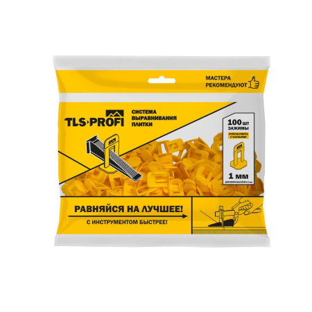 Зажим 1 мм TLS-Profi уп.100 шт, арт. TLS12017