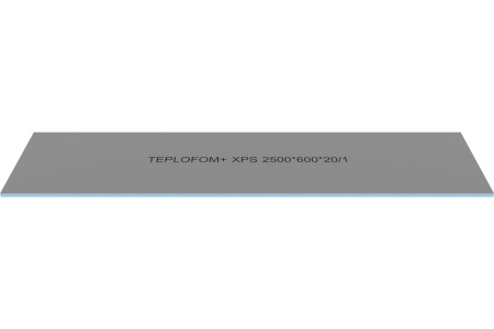 Панель теплоизоляционная конструкционная двусторонняя Teplofom+ 20 XPS 2500х600х20мм