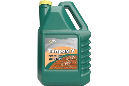 Типром У (без запаха) Гидрофобизатор для кирпича, бетона, дерева, камня, тротуарной плитки 1л