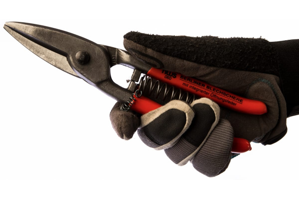 Ножницы по металлу Берлинские 225мм прав.реж.кромка прямая резка NWS 060-12-225