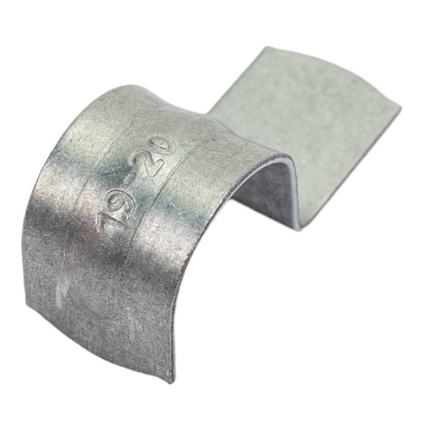 Скоба металлическая однолапковая СМО 19-20 мм для монтажных пистолетов, Труд, уп.100шт., F-CM19-20