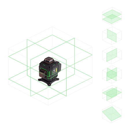 Лазерный нивелир AMO LN 4D-360-7 Кейс