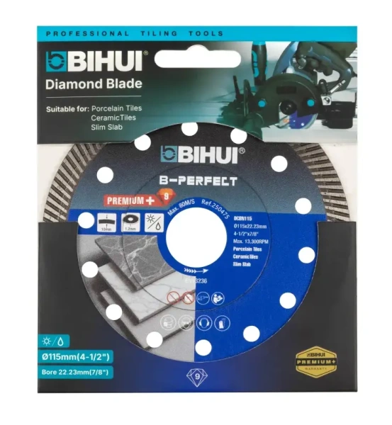 Диск алмазный BIHUI SUPER THIN TURBO 115мм/1,2мм арт. DCBN115