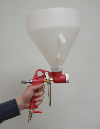 Картушный пистолет FR301 с пластиковым конусом для нанесения вязких материалов