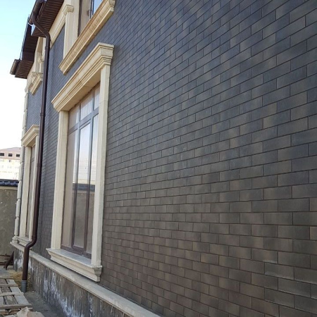 Плитка под кирпич Semir Grafit struktur, Ceramika Paradyz 66х245х7 мм