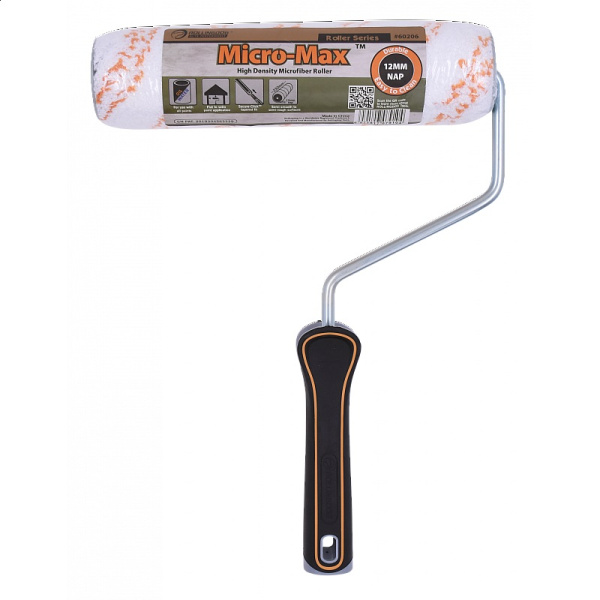 Валик с бюгелем 8мм (конус) Rollingdog MicroMax 230мм микрофибра 12мм арт. 60206