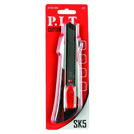 Нож сегментный 18мм P.I.T. 7 сегментов, HCTK01-0018